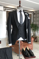 Suzhoufashion Champagne Slim Fit Peaked Lapel Bespoke Prom Men Suits