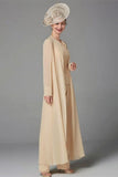 Suzhoufashion Classy Champagne Mother Of The Bride Dresses Chiffon Bridesmaid Jumpsuit