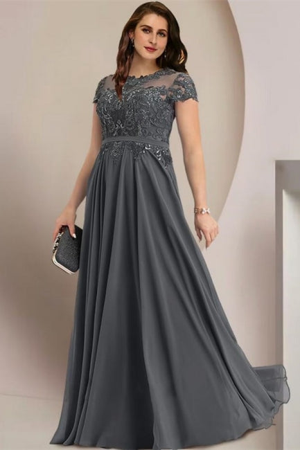 Suzhoufashion Classy Plus Size A-line Cap Sleeves Bridesmaid Dresses Mother Of The Bride Dresses