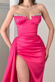 Suzhoufashion Classy Sleeveless Sequins Split Evening Dresses