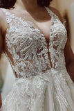 Suzhoufashion Designer Simple Wedding Dresses With Lace A-line V-neck
