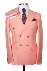 Suzhoufashion Dijion Grap Double Breasted Prom Men Suits
