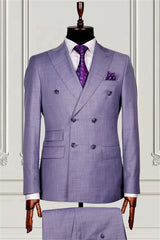 Suzhoufashion Double Breasted Close Fitting Prom Men Suits