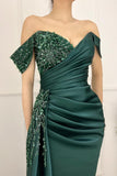 Suzhoufashion Elegant Long Satin Sweetheart Portrait Evening Gowns With Ruched
