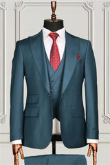 Suzhoufashion Fuchsia Three Pieces Men Suit For Prom
