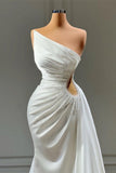 Suzhoufashion Glamorous Long White A-line Sleeveless Beading Wedding Dresses