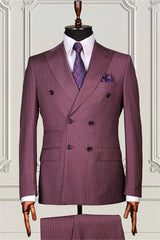 Suzhoufashion Grape Three Pieces Best Fitted Prom Men Suits