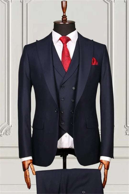 Suzhoufashion Green Three Pieces Best Fitted Prom Men Suits