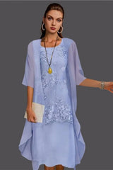 Suzhoufashion Lavender Short Bridesmaid Dresses Mother Of The Bride Dresses With Lace