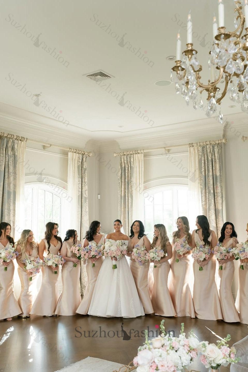 Suzhoufashion Long Sleeve Wedding Dress Off the Shoulder Beaded Lace Appliques Bridal Gown