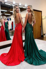 Suzhoufashion Mermaid Prom Dress In Glitter Fabric With Open Back And Beaded Corset Bodice Formal Evening Gown