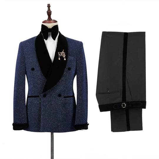 Suzhoufashion Milton Red Slim Fit Two Pieces Prom Men Suits