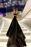 Suzhoufashion Modern Sleeveless Evening Dress With Slit Long Black Sequined