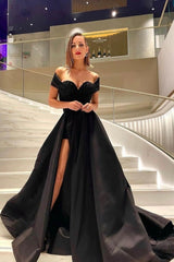 Suzhoufashion Modern Sleeveless Evening Dress With Slit Long Black Sequined