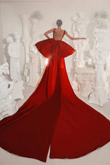 Suzhoufashion Red Lace Straps Homecoming Dresses Short Glitter Sleeveless Cocktail Dresses