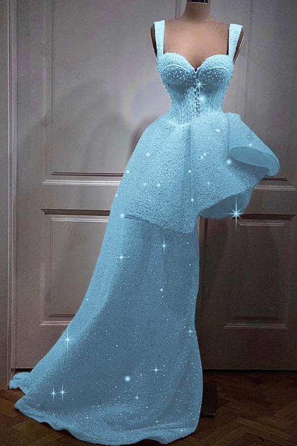 Sweetheart High Low Homecoming Dress A Line Short Evening Formal Dress With Sequins