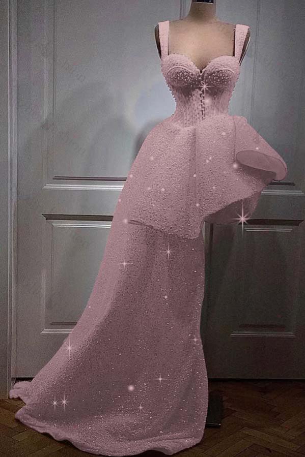 Sweetheart High Low Homecoming Dress A Line Short Evening Formal Dress With Sequins