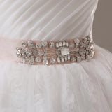 Sweetheart Lace Sash Wedding Dresses Lace-Up Bowknot Sleeveless Bridal Gowns