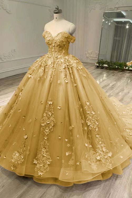 Tulle Sleeveless Off the Shoulder Long Evening Formal Dress With Appliques