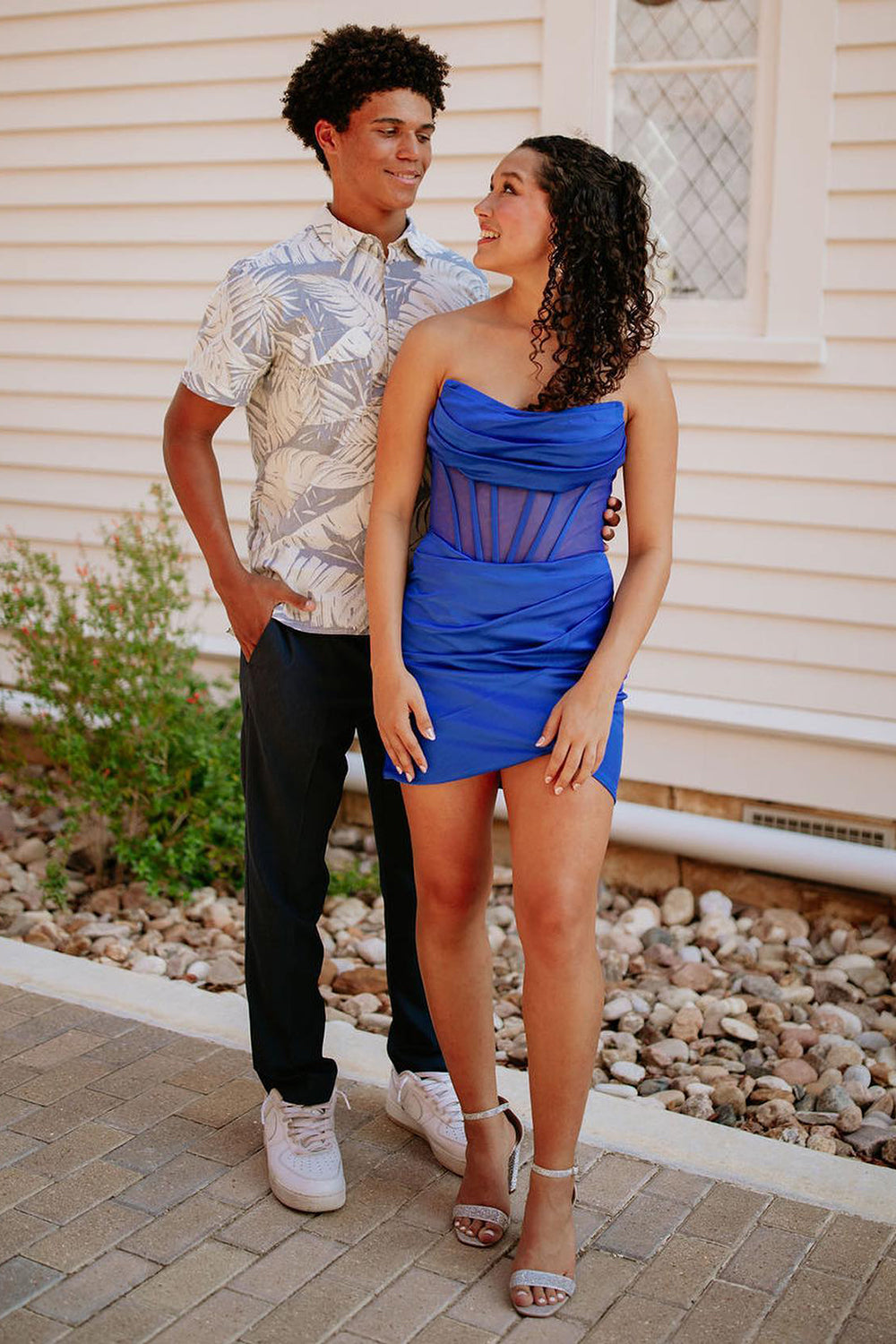 turquoise hoco dress Turquoise Homecoming Dress Strapless Corset Tight Short Prom Dress Suzhoufashion