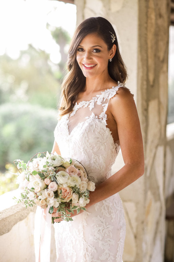 Vintage One Shoulder Mermaid Lace Bridal Gowns New Arrival Custom Made Plus Size Beach Wedding Dress
