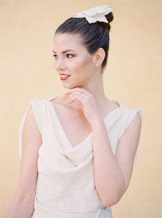 Vintage Wedding Short Bridesmaid Dresses Chiffon Hollow Back Wedding Reception Dress