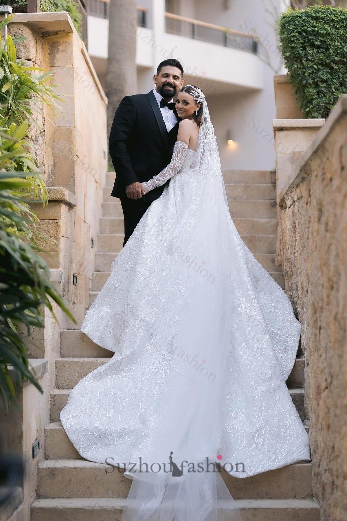 cathedral train wedding dress Ivory 2026 Trumpet Off-the-Shoulder Whether youre envisioning a boho or beach wedding Cathedral Train Wedding Dress With