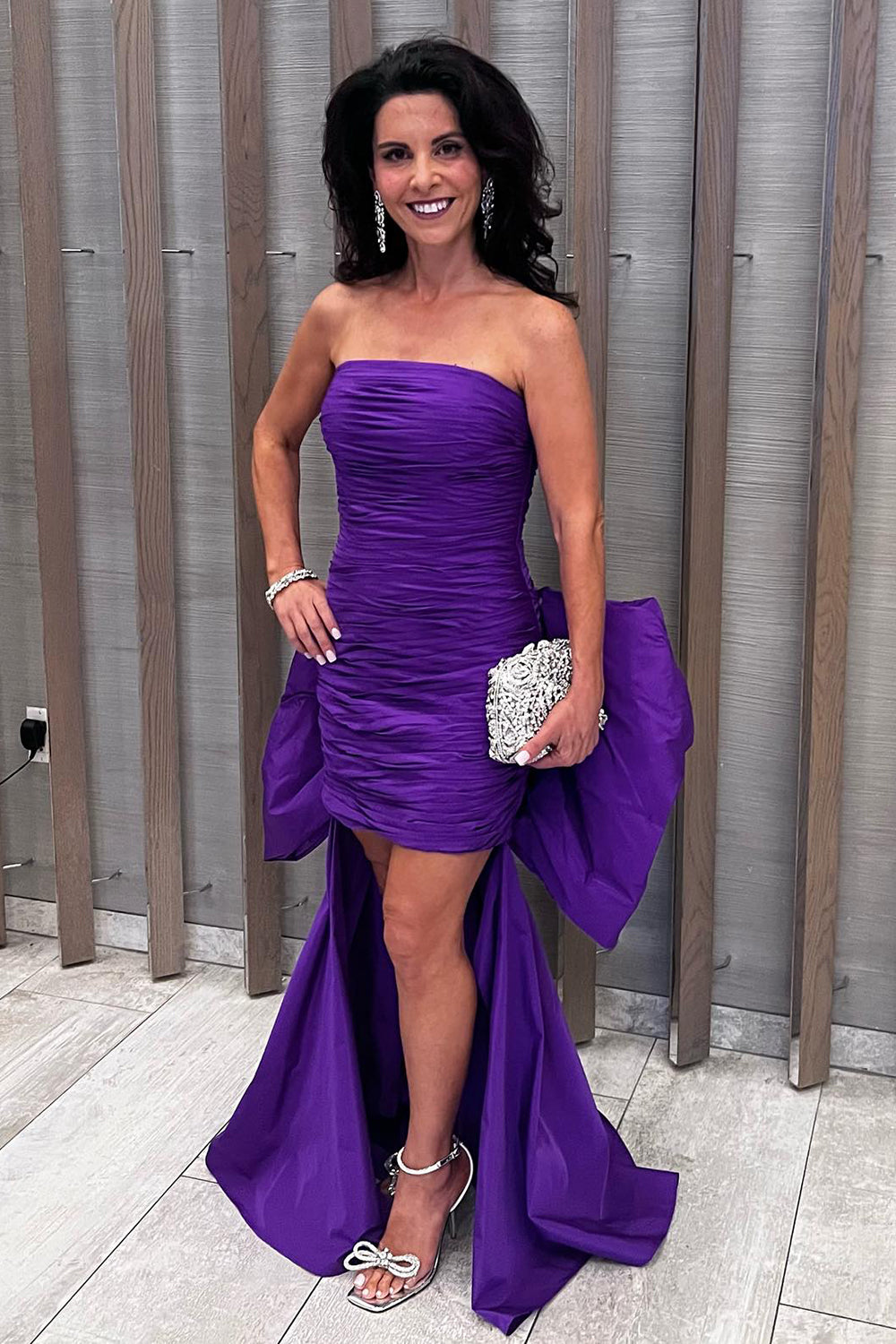 Yellow Homecoming Dresses Sweetheart Tiered Tight Short Cocktail Dresses With Bow