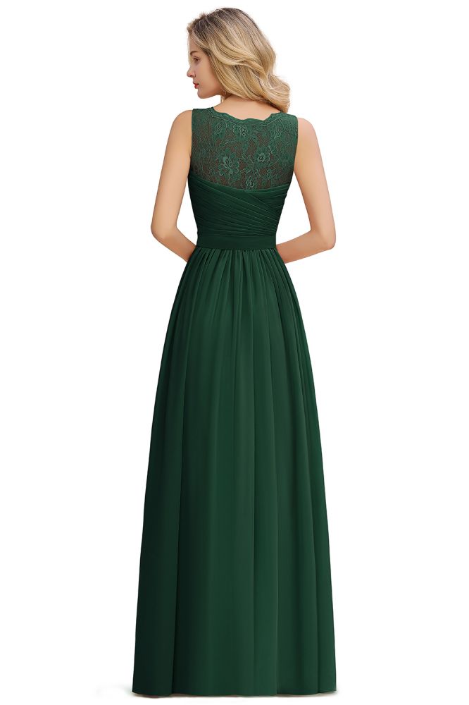 V-Neck Aline Ruffle Chiffon Bridesmaid Dress Sleeveless Floral Evening suzhoufashion V-Neck Aline Ruffle Chiffon Bridesmaid Dress Sleeveless Floral Evening suzhoufashion